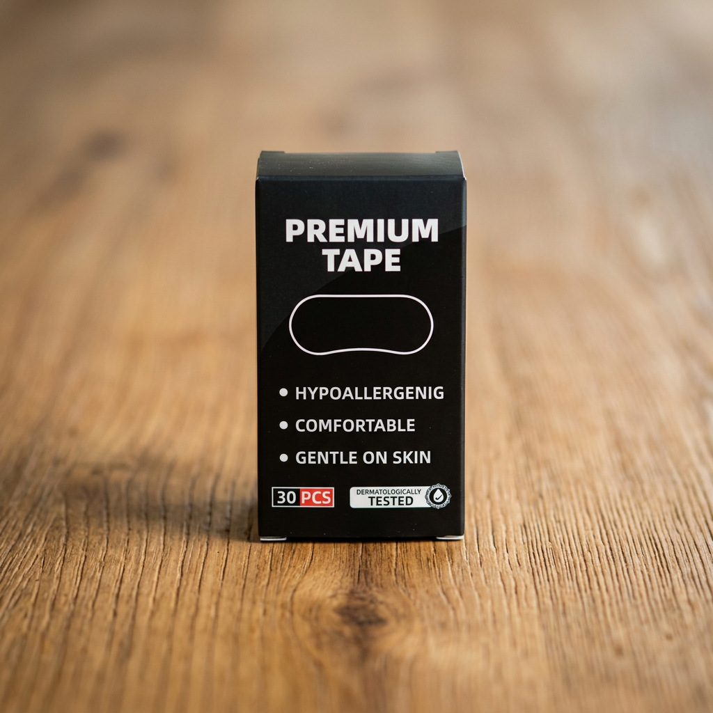 Premium mouth tape packaging